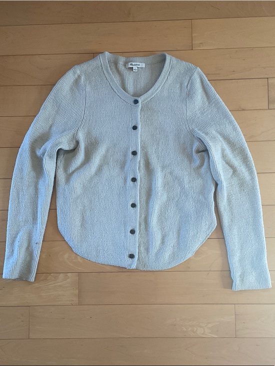 Madewell Sweaters - Madewell Light taupe Button Cardigan